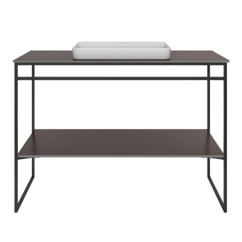 фото PL.N.120.01/BLK.M Металлическая структура Plaza Next/Плаза Некст напольная 120, черная матовая КЕРАМА МАРАЦЦИ