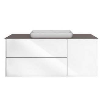 фото PLB.M.120.3/WHT Тумба Plaza Modern/Плаза Модерн подвесная 120 белый 3 ящика КЕРАМА МАРАЦЦИ