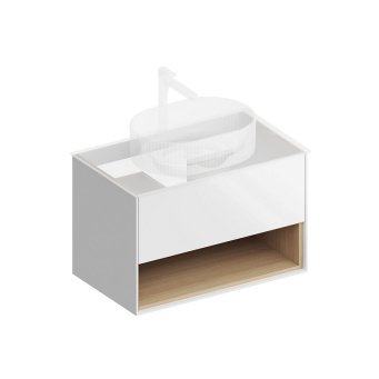 PLB.MN.80.1/WHT Тумба Plaza Modern/Плаза Модерн подвесная 80 белый 1 ящик + полка КЕРАМА МАРАЦЦИ фото PLB.MN.80.1/WHT Тумба Plaza Modern/Плаза Модерн подвесная 80 белый 1 ящик + полка КЕРАМА МАРАЦЦИ