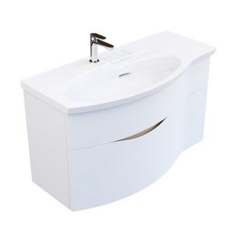 RV.100Lh/WHT.M Тумба Riva/Рива 100 см левая, белая матовая КЕРАМА МАРАЦЦИ фото RV.100Lh/WHT.M Тумба Riva/Рива 100 см левая, белая матовая КЕРАМА МАРАЦЦИ
