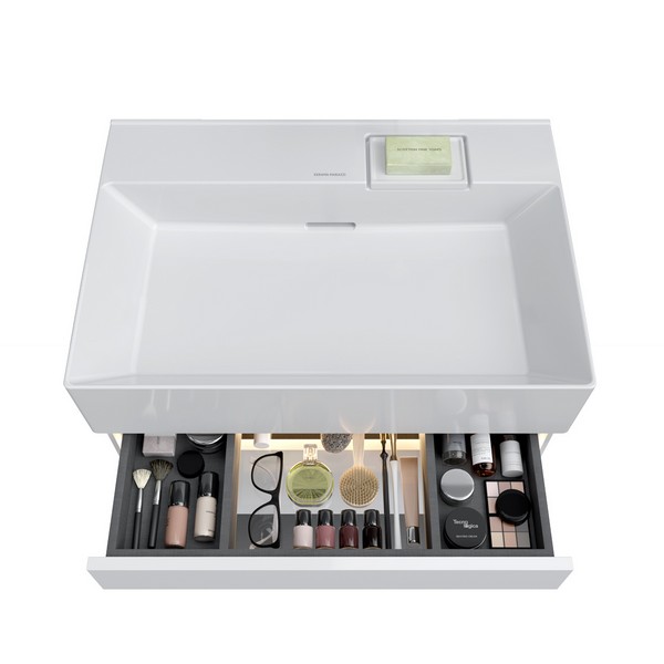 LO.70.2/WHT Тумба Logica/Лоджика подвесная 2 ящика 70 см, белоснежный КЕРАМА МАРАЦЦИ фото LO.70.2/WHT Тумба Logica/Лоджика подвесная 2 ящика 70 см, белоснежный КЕРАМА МАРАЦЦИ