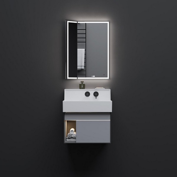 LO.M.65/GRAY Тумба Logica M/Лоджика М подвесная 2 выдвижных ящика 65, серый КЕРАМА МАРАЦЦИ фото LO.M.65/GRAY Тумба Logica M/Лоджика М подвесная 2 выдвижных ящика 65, серый КЕРАМА МАРАЦЦИ