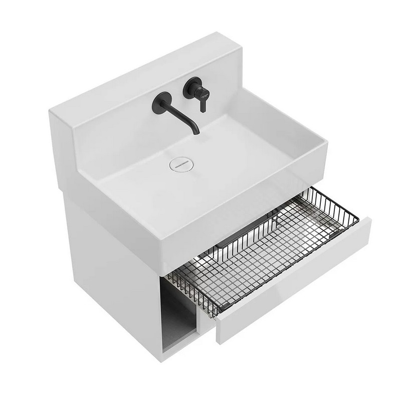 LOG.M.65/WHT Тумба Logica M/Лоджика М подвесная 2 выдвижных ящика 65, белоснежный КЕРАМА МАРАЦЦИ фото LOG.M.65/WHT Тумба Logica M/Лоджика М подвесная 2 выдвижных ящика 65, белоснежный КЕРАМА МАРАЦЦИ