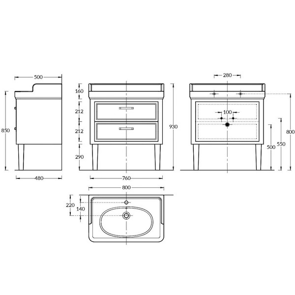 PO.80.2/BLK Тумба Pompei/Помпеи напольная с ящиками 80, черная глянцевая КЕРАМА МАРАЦЦИ фото PO.80.2/BLK Тумба Pompei/Помпеи напольная с ящиками 80, черная глянцевая КЕРАМА МАРАЦЦИ