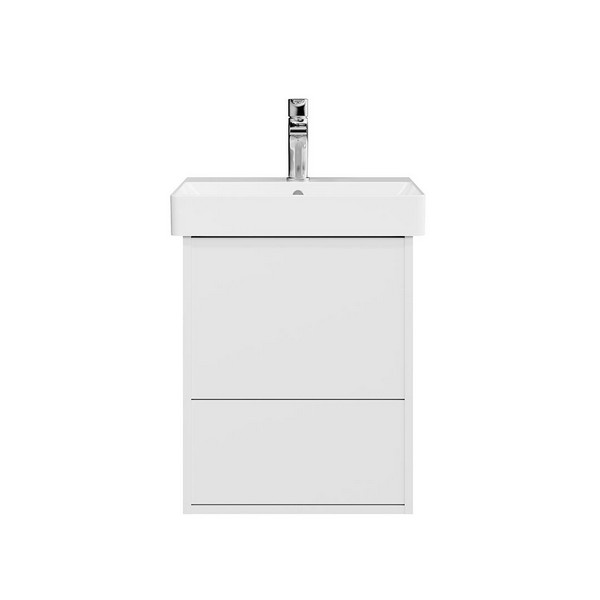 PRO.50.2/WHT Тумба Pro/Про подвесная 2 ящика 50, белая матовая КЕРАМА МАРАЦЦИ фото PRO.50.2/WHT Тумба Pro/Про подвесная 2 ящика 50, белая матовая КЕРАМА МАРАЦЦИ