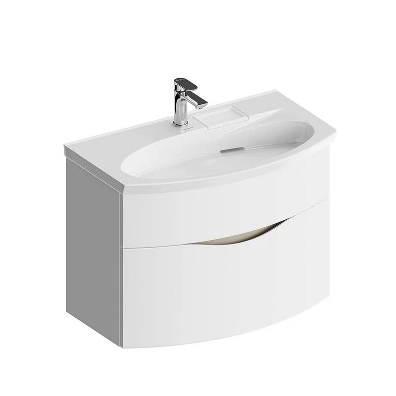 RV.80/WHT.M Тумба Riva/Рива 80 см, белая матовая КЕРАМА МАРАЦЦИ фото RV.80/WHT.M Тумба Riva/Рива 80 см, белая матовая КЕРАМА МАРАЦЦИ