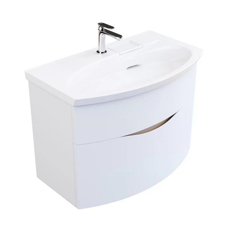 RV.80/WHT.M Тумба Riva/Рива 80 см, белая матовая КЕРАМА МАРАЦЦИ фото RV.80/WHT.M Тумба Riva/Рива 80 см, белая матовая КЕРАМА МАРАЦЦИ