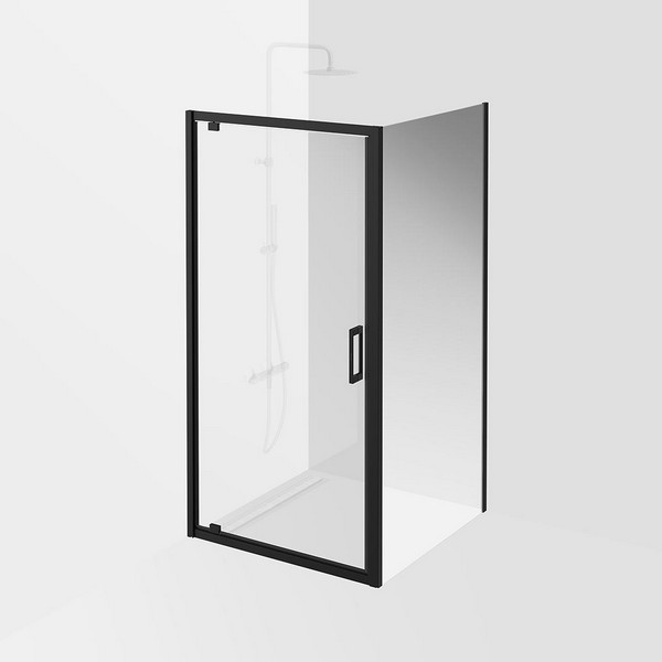 VE.100.FP.BLK.M Душевая боковая панель Vetro/Ветро, 100х195, матовый черный КЕРАМА МАРАЦЦИ фото VE.100.FP.BLK.M Душевая боковая панель Vetro/Ветро, 100х195, матовый черный КЕРАМА МАРАЦЦИ