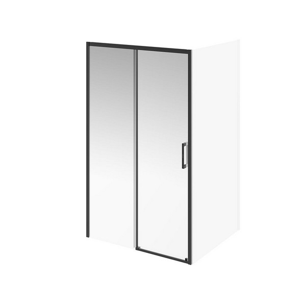 VE.120.SD.BLK.M Душевая дверь Vetro/Ветро, раздвижная, 120х195, матовый черный КЕРАМА МАРАЦЦИ фото VE.120.SD.BLK.M Душевая дверь Vetro/Ветро, раздвижная, 120х195, матовый черный КЕРАМА МАРАЦЦИ