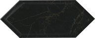 фото 35010 Келуш грань черный глянцевый 14х34 керамическая плитка КЕРАМА МАРАЦЦИ