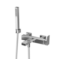 фото 66440KM.21.018 Смеситель для ванны Futura/Футура настенный с дивертором ванна/душ, без лейки, хром КЕРАМА МАРАЦЦИ