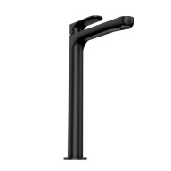 фото 69416KM.01.093 Смеситель для раковины Ole/Оле однорычажный высокий без донного клапана, матовый черный КЕРАМА МАРАЦЦИ