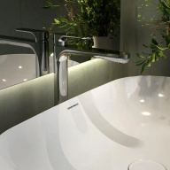 фото 69416KM.21.018 Смеситель для раковины Ole/Оле однорычажный высокий без донного клапана, хром глянец КЕРАМА МАРАЦЦИ