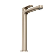 фото 69416KM.M0.071 Смеситель для раковины Ole/Оле однорычажный высокий без донного клапана, золотой атласный КЕРАМА МАРАЦЦИ