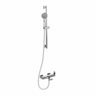 фото 851KM.21.018 Душевая стойка Futura/Футура c ручной круглой лейкой и шлангом, без выхода для подачи воды, хром КЕРАМА МАРАЦЦИ