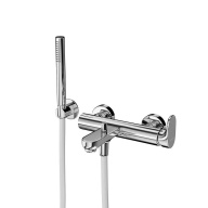 фото 857KM.21.018 Ручной душ Ole/Оле с держателем для лейки и шлангом, без выхода для подачи воды, хром КЕРАМА МАРАЦЦИ