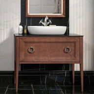 фото 9125KM.21.018 Смеситель для раковины Muse/Муза вентильный с донным клапаном, хром глянец КЕРАМА МАРАЦЦИ