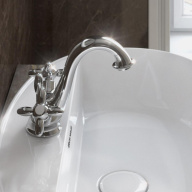 фото 9125KM.21.018 Смеситель для раковины Muse/Муза вентильный с донным клапаном, хром глянец КЕРАМА МАРАЦЦИ