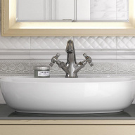 фото 9125KM.21.018 Смеситель для раковины Muse/Муза вентильный с донным клапаном, хром глянец КЕРАМА МАРАЦЦИ