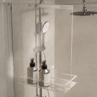 фото AN.SH.KM.TR Полка Анголо для душевых ограждений, прозрачная КЕРАМА МАРАЦЦИ