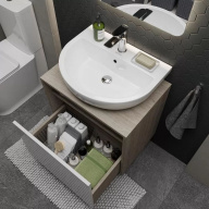 фото BG.NN.wb.55 Раковина Buongiorno/Бонджорно 55 КЕРАМА МАРАЦЦИ