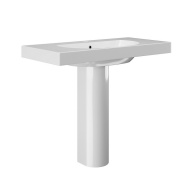 фото BG.wb.100 Раковина Buongiorno/Бонджорно подвесная/мебельная 100, белая глянцевая КЕРАМА МАРАЦЦИ