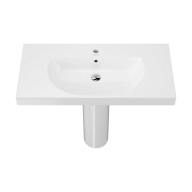 фото BG.wb.100 Раковина Buongiorno/Бонджорно подвесная/мебельная 100, белая глянцевая КЕРАМА МАРАЦЦИ