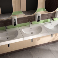 фото BG.wb.60 Раковина Buongiorno/Бонджорно подвесная/мебельная 60, белая глянцевая КЕРАМА МАРАЦЦИ