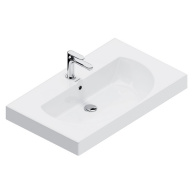 фото BG.wb.80 Раковина Buongiorno/Бонджорно подвесная/мебельная 80, белая глянцевая КЕРАМА МАРАЦЦИ