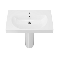 фото BG.wb.80 Раковина Buongiorno/Бонджорно подвесная/мебельная 80, белая глянцевая КЕРАМА МАРАЦЦИ