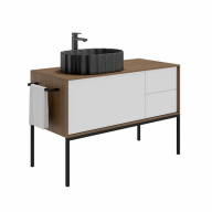 фото CC.NN.wb.50/BLK.M Раковина ARTBASIN Conchiglia/АртБэйзин Конкилья 50 см, цв черный матовый КЕРАМА МАРАЦЦИ