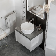 фото CI.wb.36 Раковина Circo/Чирко накладная 36, белая глянцевая КЕРАМА МАРАЦЦИ