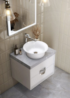 фото CN.60 Тумба Canaletto/Каналетто подвесная с ящиками 60, белая глянцевая КЕРАМА МАРАЦЦИ