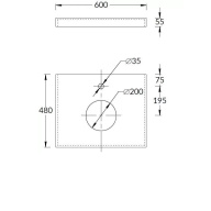 фото CN60.SG560422R Спец. изделие декоративное из керамогранита Риальто 60x48, бежевый лаппатированный КЕРАМА МАРАЦЦИ