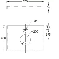 фото CN70.SG560422R Спец. изделие декоративное из керамогранита Риальто 70x48, бежевый лаппатированный КЕРАМА МАРАЦЦИ