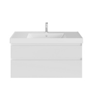 CU.100/WHT Тумба Cubo/Кубо подвесная с ящиками 100, белая глянцевая КЕРАМА МАРАЦЦИ фото CU.100/WHT Тумба Cubo/Кубо подвесная с ящиками 100, белая глянцевая КЕРАМА МАРАЦЦИ