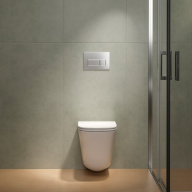 фото CU.T.wc.02 Унитаз Кубо Торнадо подвесной с системой смыва торнадо с крепежом и сиденьем, белый глянцевый КЕРАМА МАРАЦЦИ