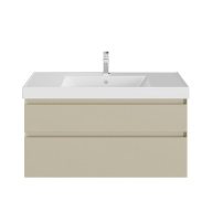 фото CUB.100.2/LIM Тумба Cubo/Кубо подвесная с ящиками 100, лимо матовая КЕРАМА МАРАЦЦИ