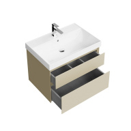 фото CUB.60.2/LIM Тумба Cubo/Кубо подвесная с ящиками 60, лимо матовая КЕРАМА МАРАЦЦИ