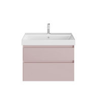 фото CUB.60.2/MAL Тумба Cubo/Кубо подвесная с ящиками 60, мальва матовая КЕРАМА МАРАЦЦИ