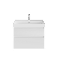 фото CUB.70.2/WHT.M Тумба Cubo/Кубо подвесная с ящиками 70, белая матовая КЕРАМА МАРАЦЦИ