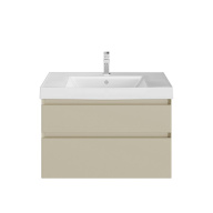 фото CUB.80.2/LIM Тумба Cubo/Кубо подвесная с ящиками 80, лимо матовая КЕРАМА МАРАЦЦИ