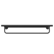 фото IS.06.KM.BLK.M Полка для полотенец Изола настенная, черная матовая КЕРАМА МАРАЦЦИ