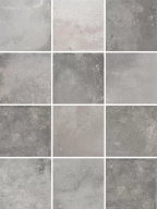 фото KM1010G0011N Спартель серый матовый 29,8х39,8 из 12 частей 9,8x9,8x0,7 керамогранит КЕРАМА МАРАЦЦИ