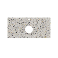 фото KM6012G0471RP100Tc2 Спец. изделие декоративное для накладных раковин Бричиола 100 см, белый натуральный КЕРАМА МАРАЦЦИ