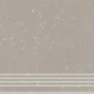 фото KM6060G1191R8GRF Ступень Пунтум серый светлый матовый обрезной 30x60x0,8 КЕРАМА МАРАЦЦИ