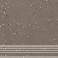 фото KM6060G1221R8GRF Ступень Пунтум коричневый матовый обрезной 30x60x0,8 КЕРАМА МАРАЦЦИ