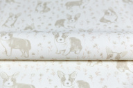 фото KM7802 Обои виниловые на флизелиновой основе Уик-энд мотив, бежевый корги KЕРАМА МАРАЦЦИ КЕРАМА МАРАЦЦИ