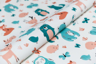 фото KM7806 Обои виниловые на флизелиновой основе Уик-энд мотив, оранжево-синий животные KЕРАМА МАРАЦЦИ КЕРАМА МАРАЦЦИ