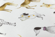 фото KM7813 Обои виниловые на флизелиновой основе Уик-энд мотив, серый собачки KЕРАМА МАРАЦЦИ КЕРАМА МАРАЦЦИ